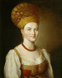 Иван Аргунов "Портрет крестьянки" 1784